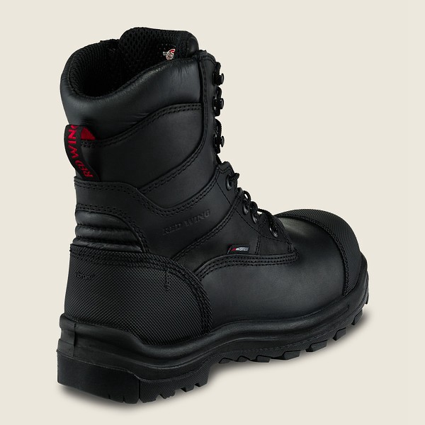 Red Wing Safety Boots Mens Black - King Toe® - 8-inch Waterproof Csa Toe - 4706213-SP